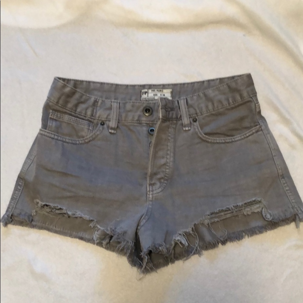 Free People Jean Shorts